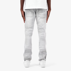 GRAY RIP & REPAIR JEANS