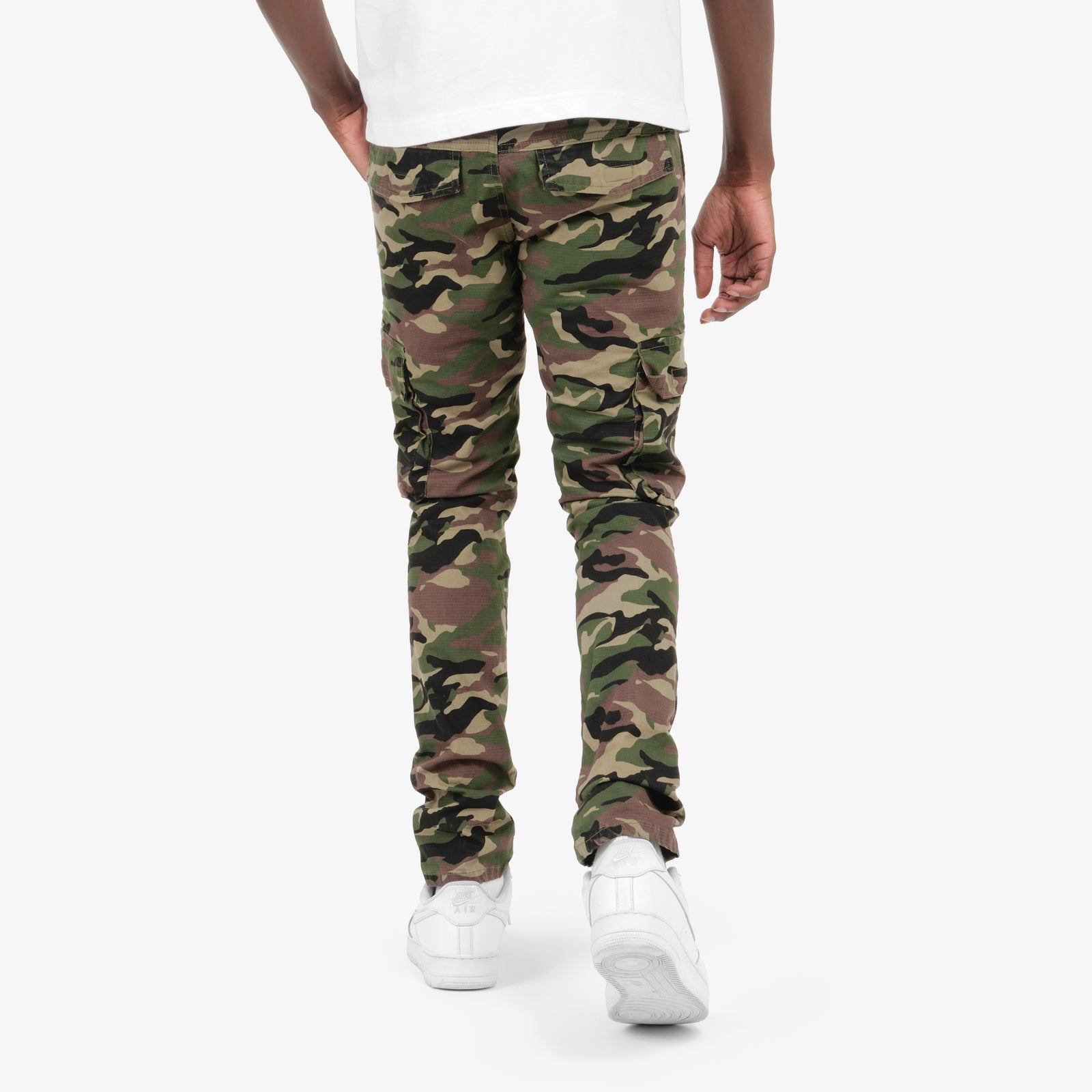 WOODLAND CAMO CARGOS