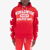 RED WORLDWIDE HOODIE