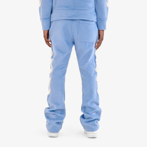 LIGHT BLUE "SAINTS" MOHAIR STACKED PANTS