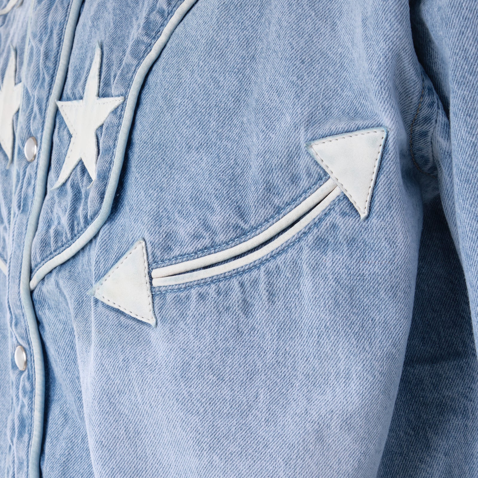 LIGHT BLUE WESTERN BUTTON DOWN