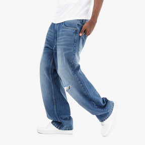 DARK BLUE COMFORT FIT JEANS