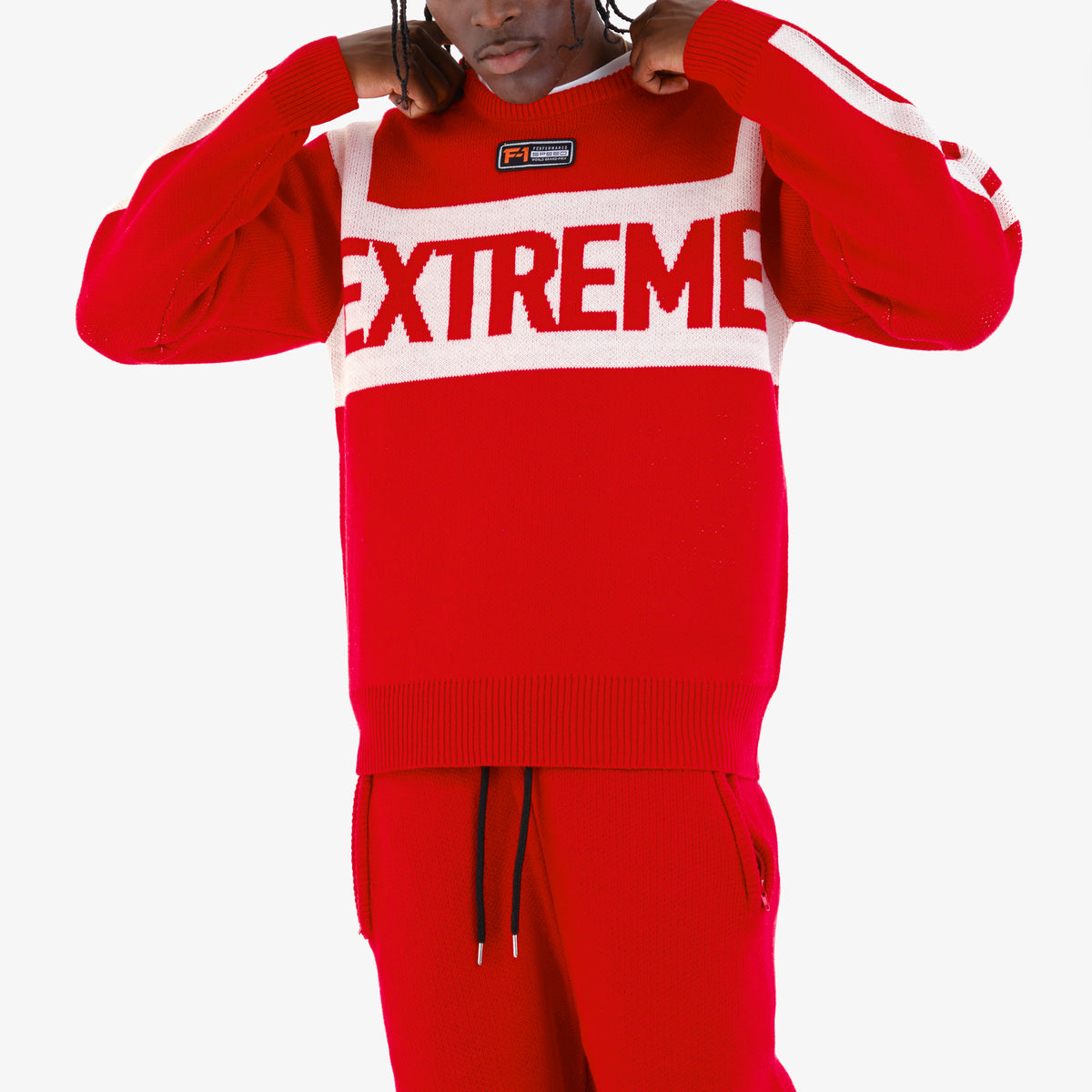 RED EXTREME SWEATER