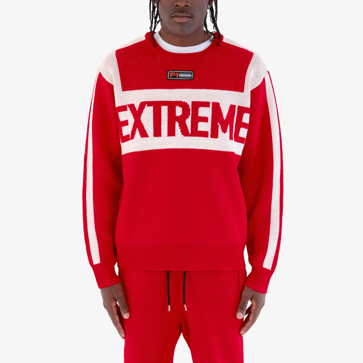 RED EXTREME SWEATER