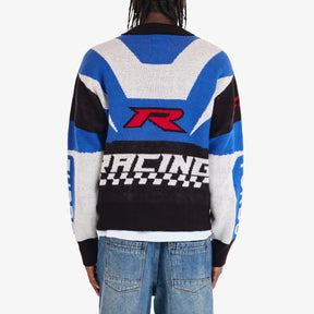 BLUE RACING SWEATER