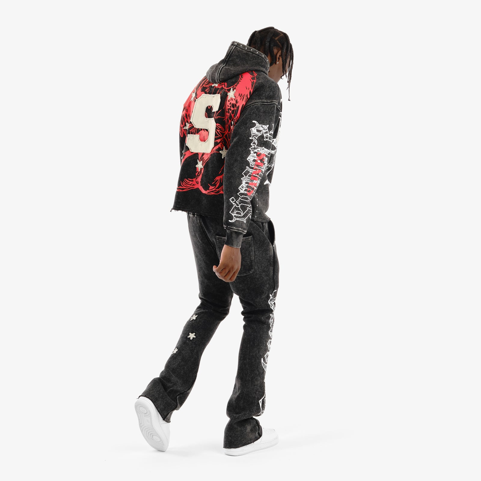 BLACK SAINT W/ RHINESTONES PANTS