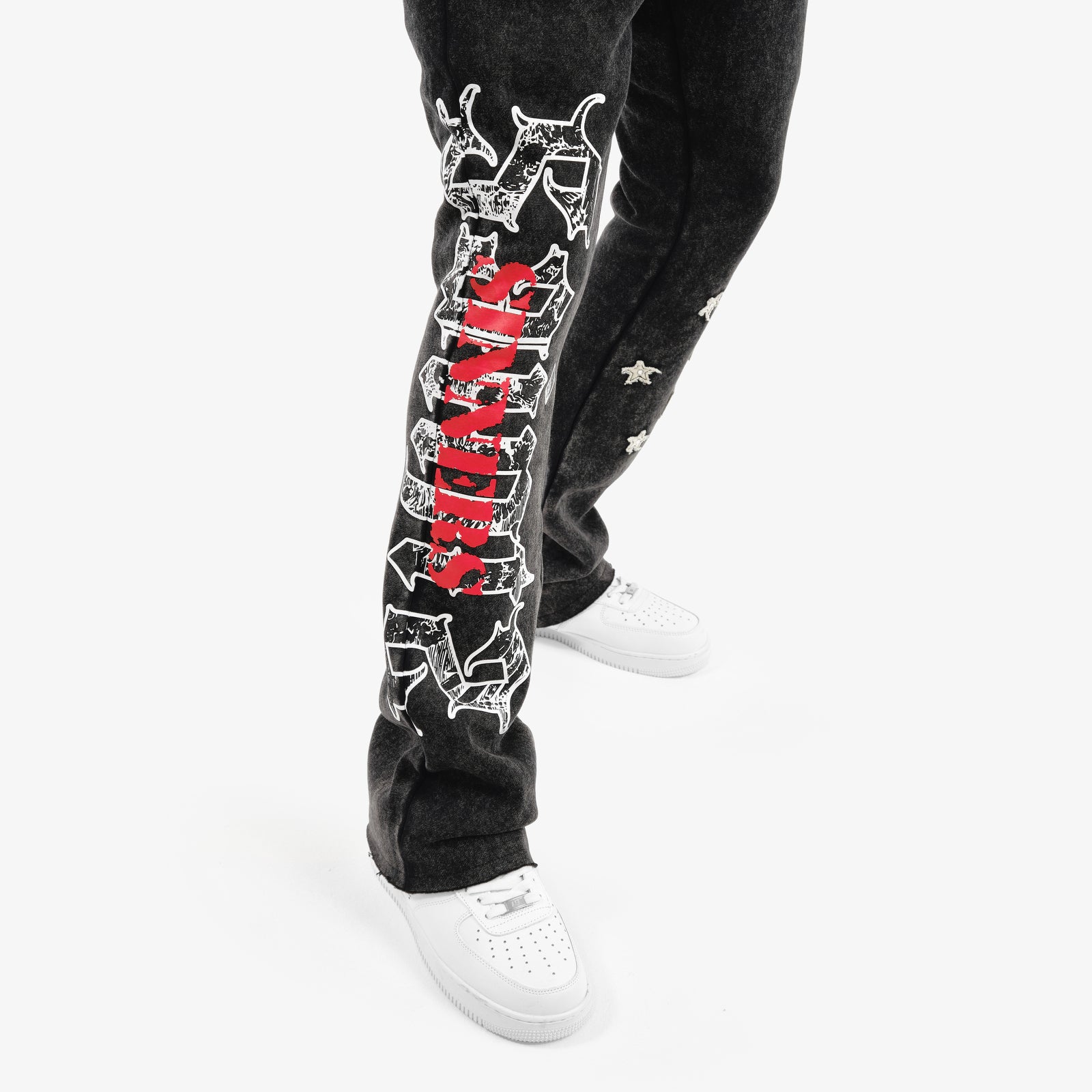 BLACK SAINT W/ RHINESTONES PANTS