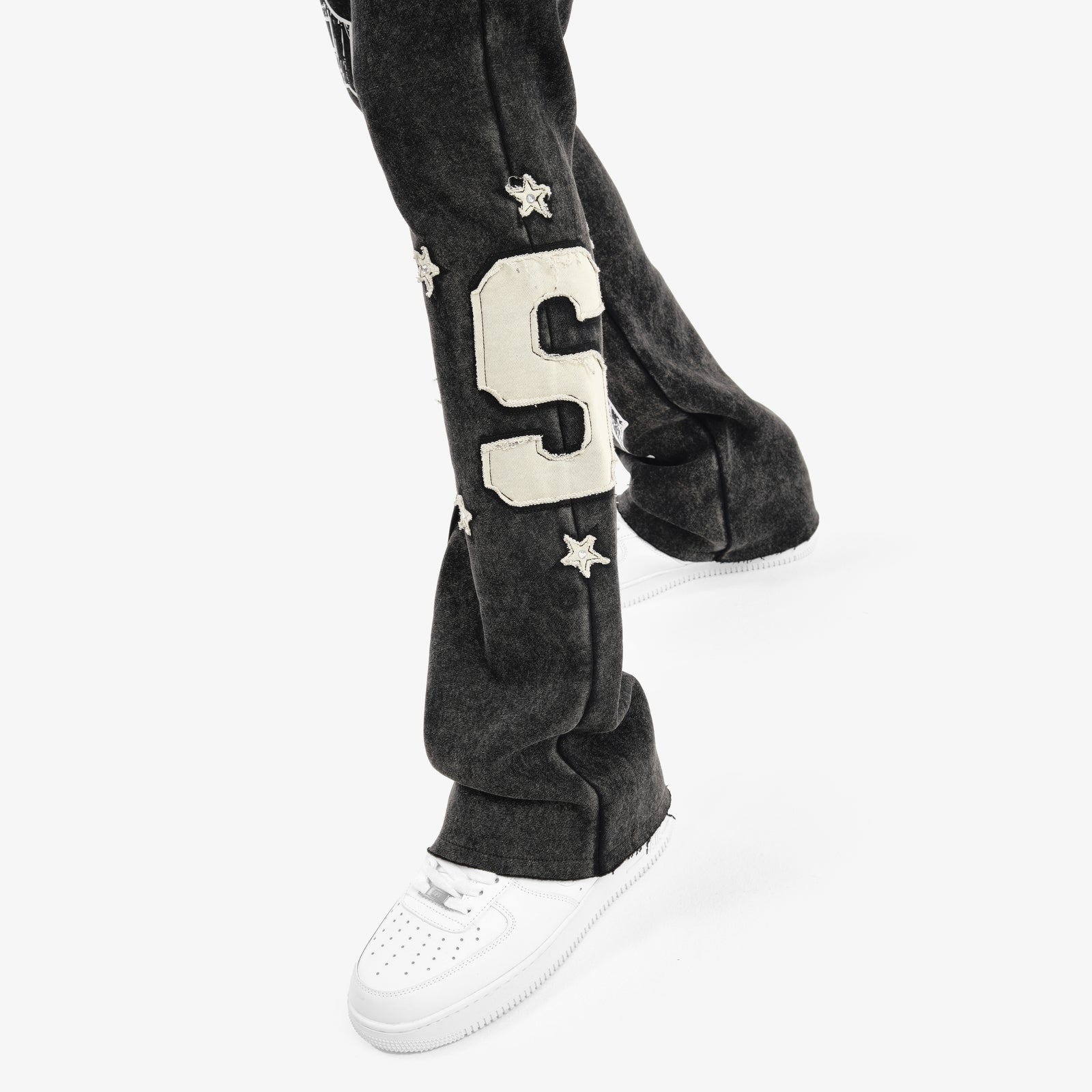 BLACK SAINT W/ RHINESTONES PANTS