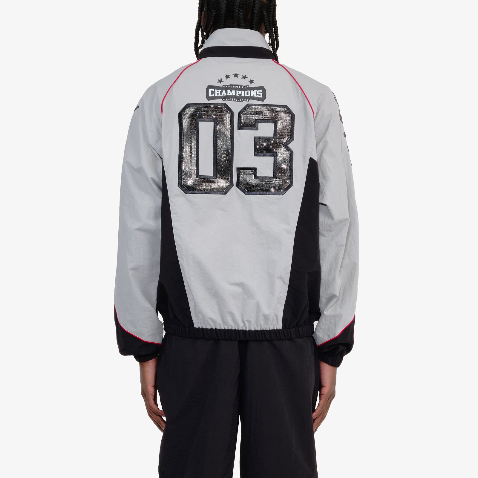 BLACK CHAMPS WINDBREAKER FULL ZIP