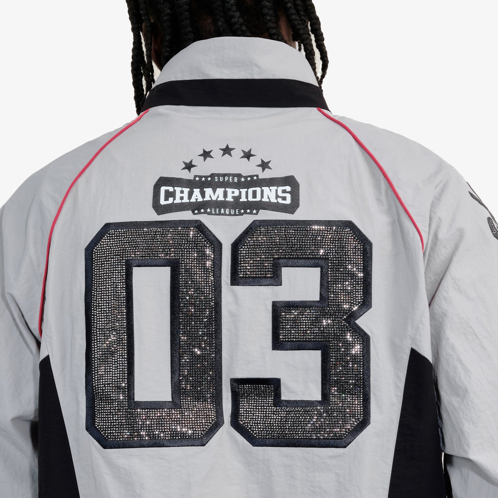 BLACK CHAMPS WINDBREAKER FULL ZIP