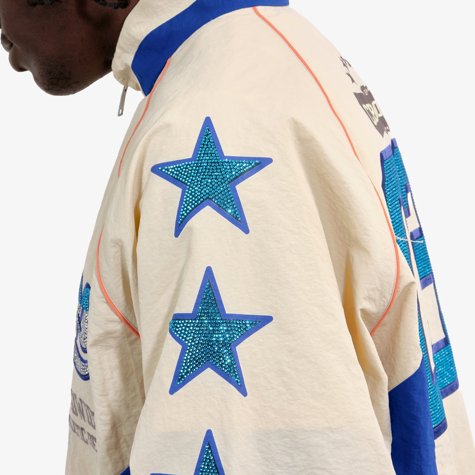 ROYAL BLUE CHAMPS WINDBREAKER FULL ZIP