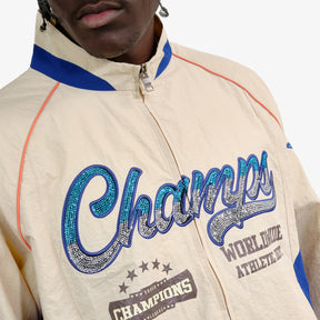 ROYAL BLUE CHAMPS WINDBREAKER FULL ZIP