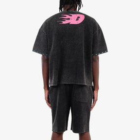 BLACK DREAMER CROP T-SHIRT