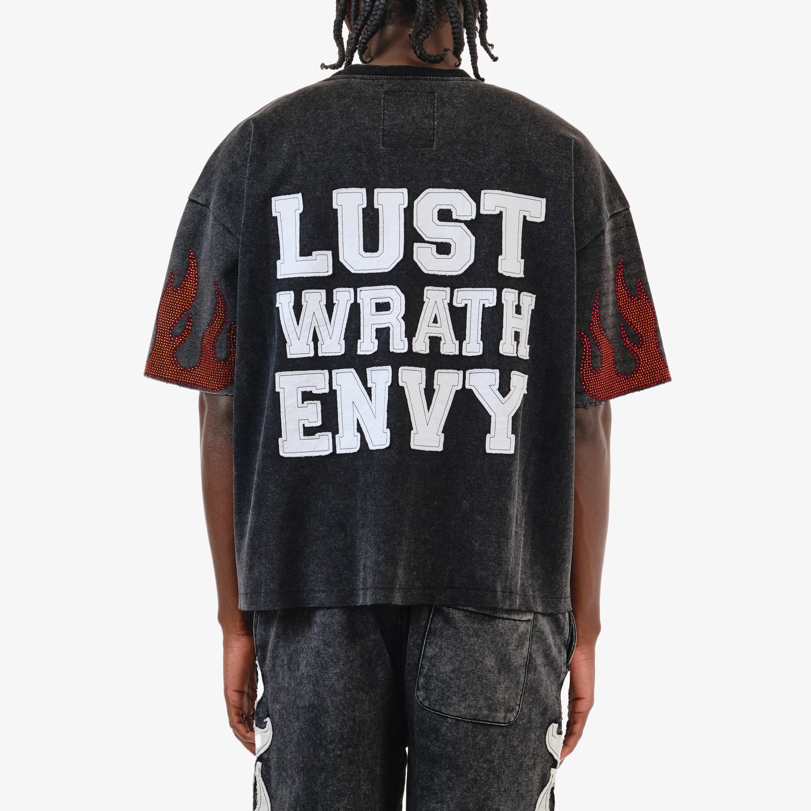 BLACK DESIRES CROP T-SHIRT