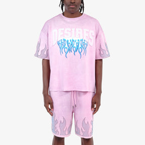 PINK DESIRES CROP T-SHIRT