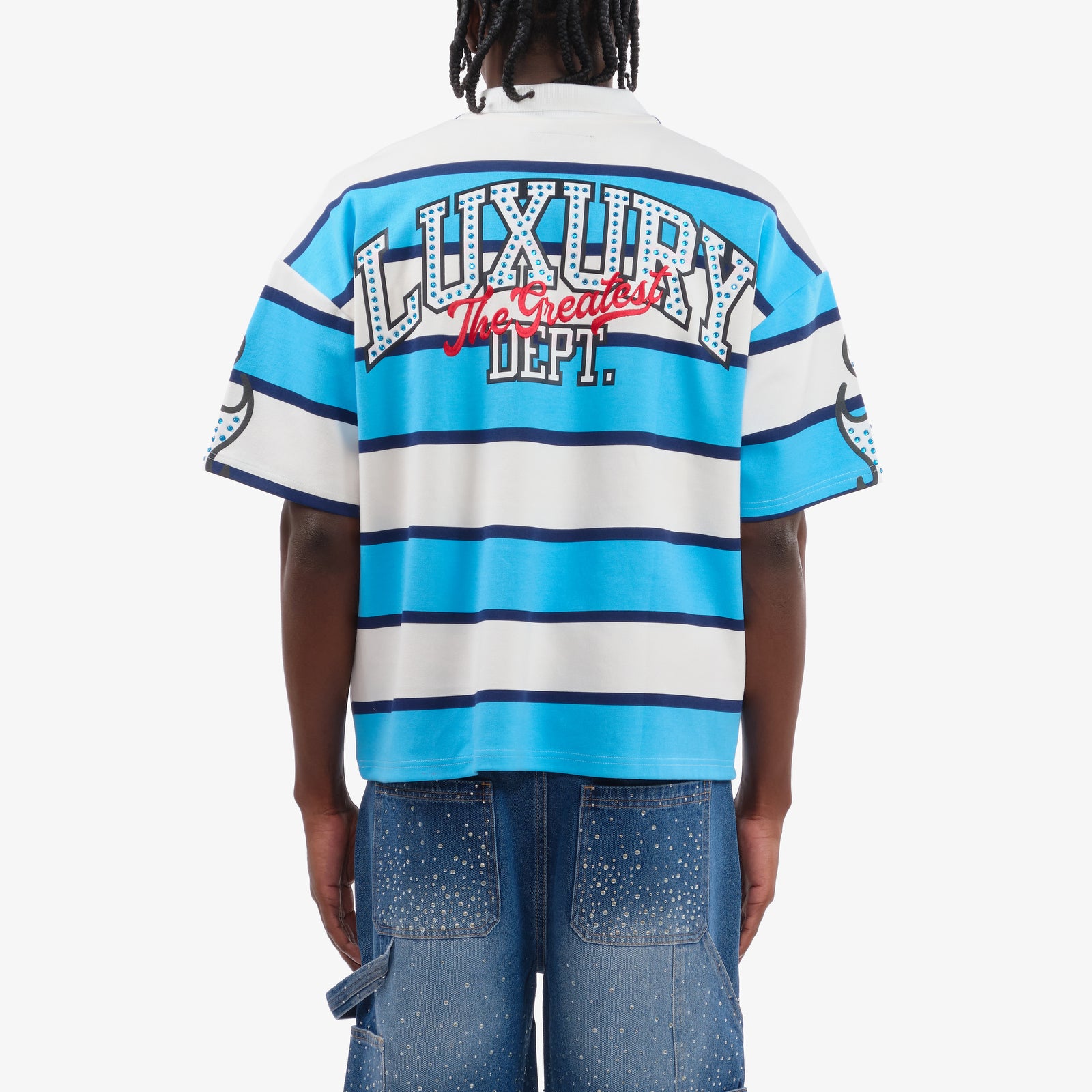 BLUE HUSTLE POLO