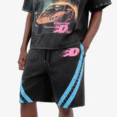 BLACK DREAMERS STRIPED SHORTS