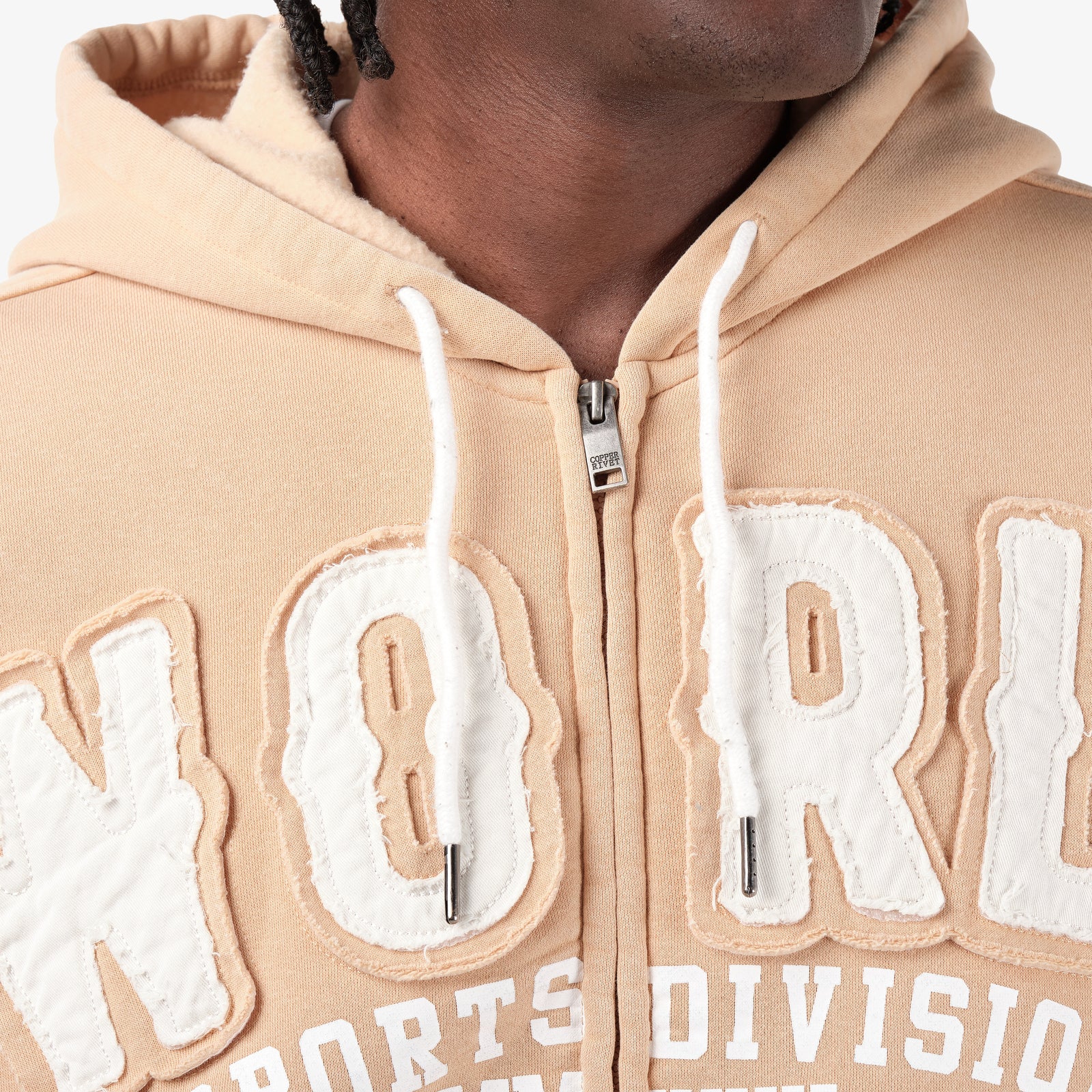 BEIGE WORLD TOUR FULL ZIP HOODIE