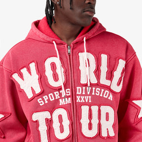 RED WORLD TOUR FULL ZIP HOODIE