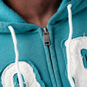 TEAL WORLD TOUR FULL ZIP HOODIE