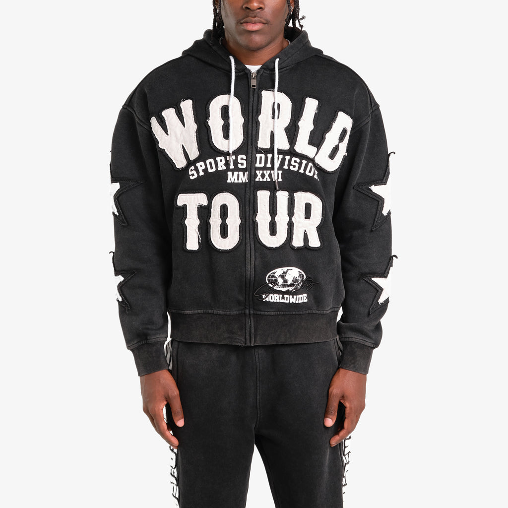 BLACK WORLD TOUR FULL ZIP HOODIE
