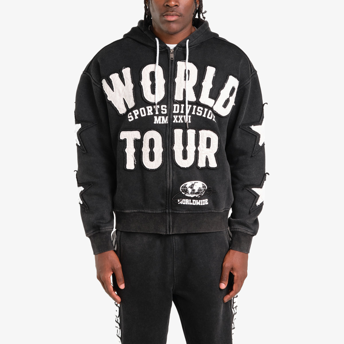 BLACK WORLD TOUR FULL ZIP HOODIE