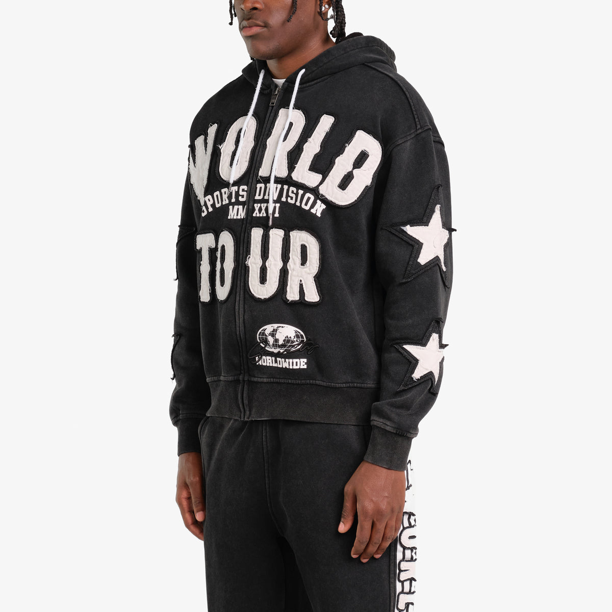 BLACK WORLD TOUR FULL ZIP HOODIE