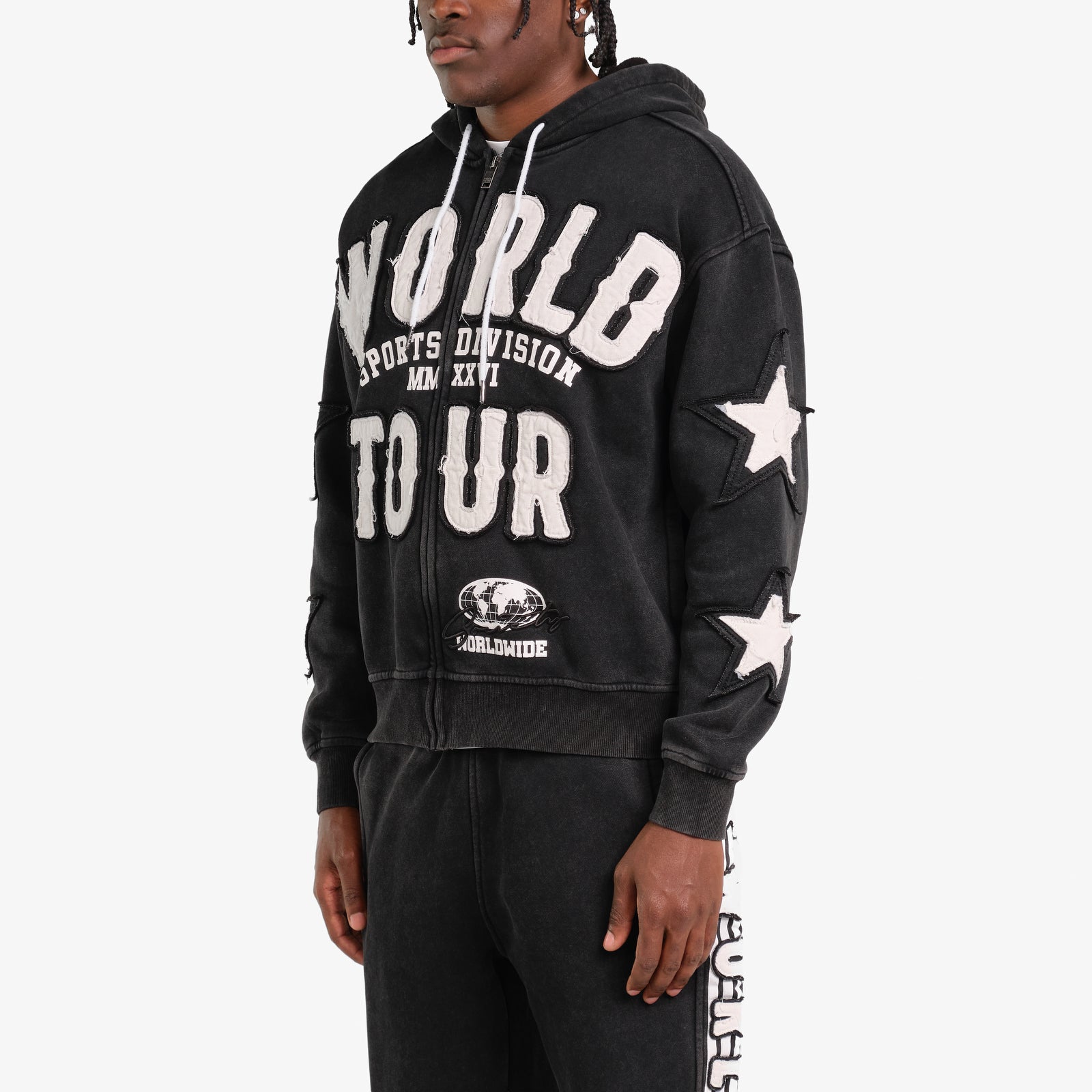 BLACK WORLD TOUR FULL ZIP HOODIE
