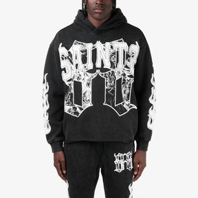 BLACK SAINTS PULL-OVER HOODIE