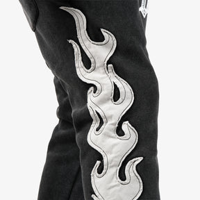 BLACK SAINTS FLAME PANTS