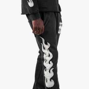 BLACK SAINTS FLAME PANTS