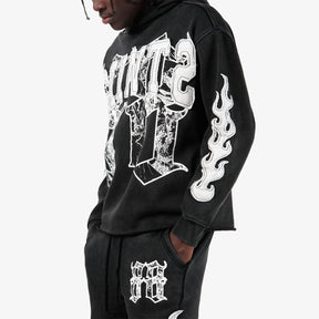 BLACK SAINTS PULL-OVER HOODIE