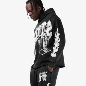 BLACK SAINTS PULL-OVER HOODIE