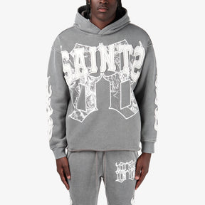GRAY SAINTS PULL-OVER HOODIE