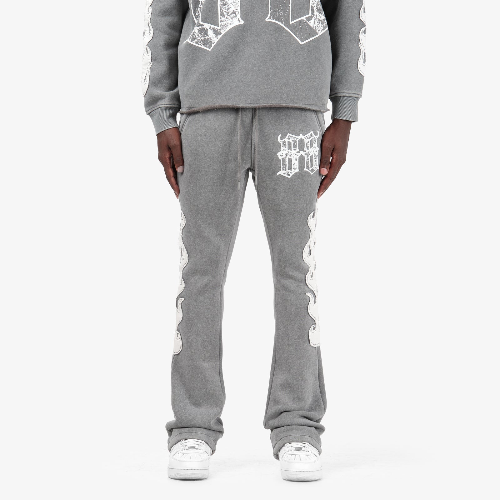 GRAY SAINTS FLAME PANTS