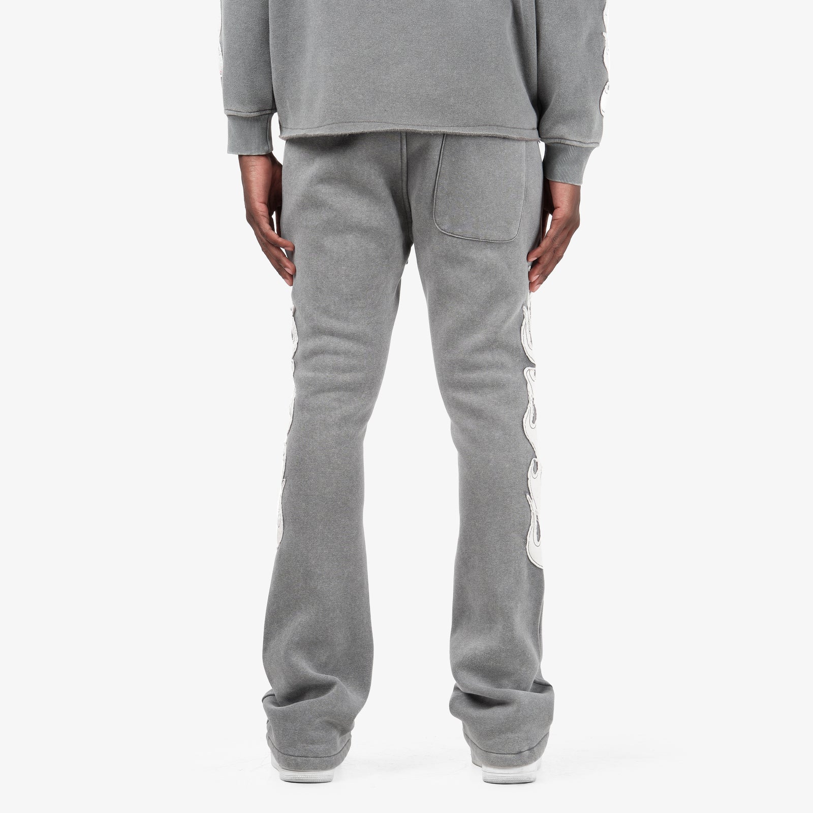 GRAY SAINTS FLAME PANTS