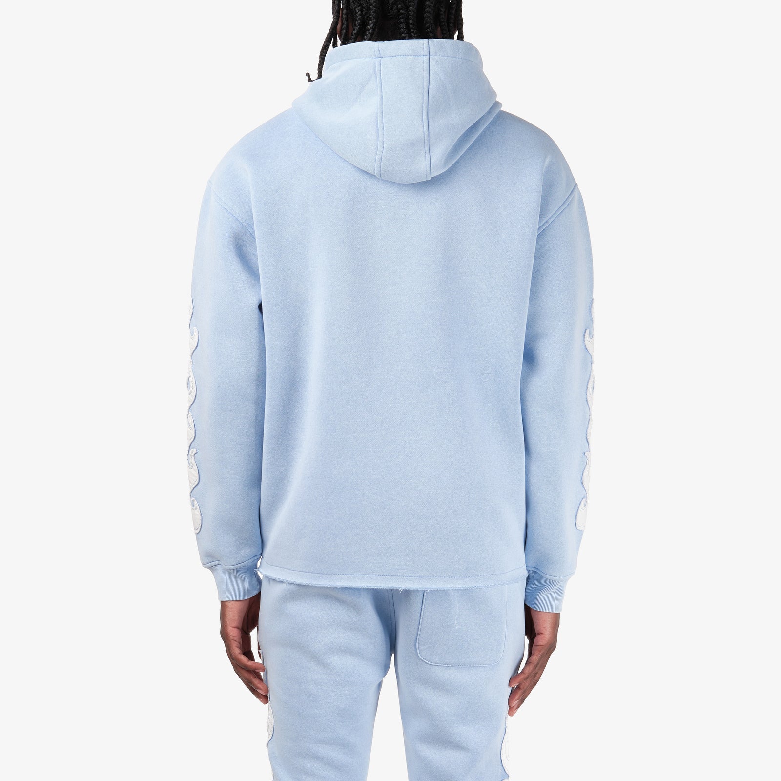 LIGHT BLUE SAINTS PULL-OVER HOODIE