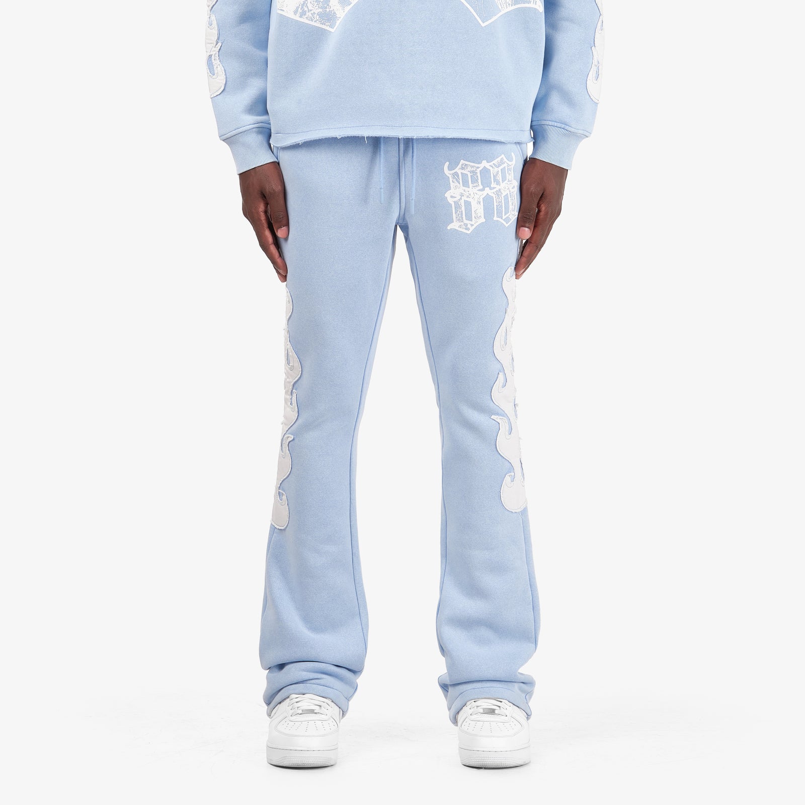 LIGHT BLUE SAINTS FLAME PANTS