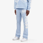 LIGHT BLUE SAINTS FLAME PANTS