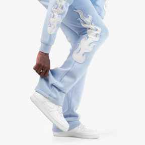 LIGHT BLUE SAINTS FLAME PANTS