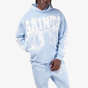 LIGHT BLUE SAINTS PULL-OVER HOODIE