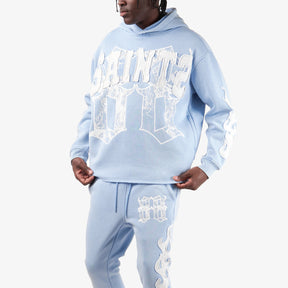 LIGHT BLUE SAINTS PULL-OVER HOODIE