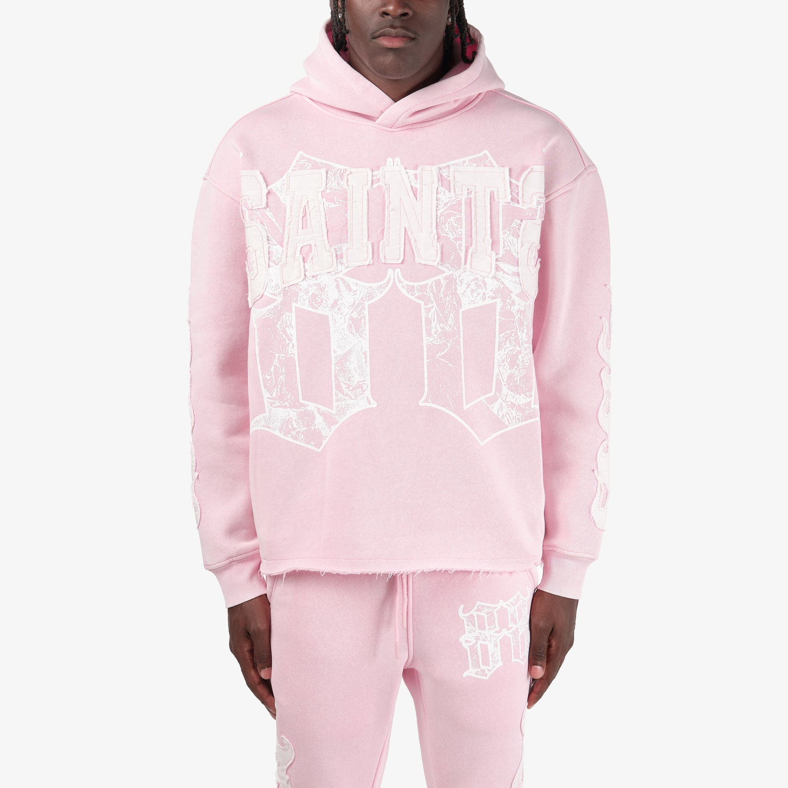 PINK SAINTS PULL-OVER HOODIE
