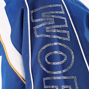 ROYAL BLUE NYLON WORLDWIDE FULL-ZIP