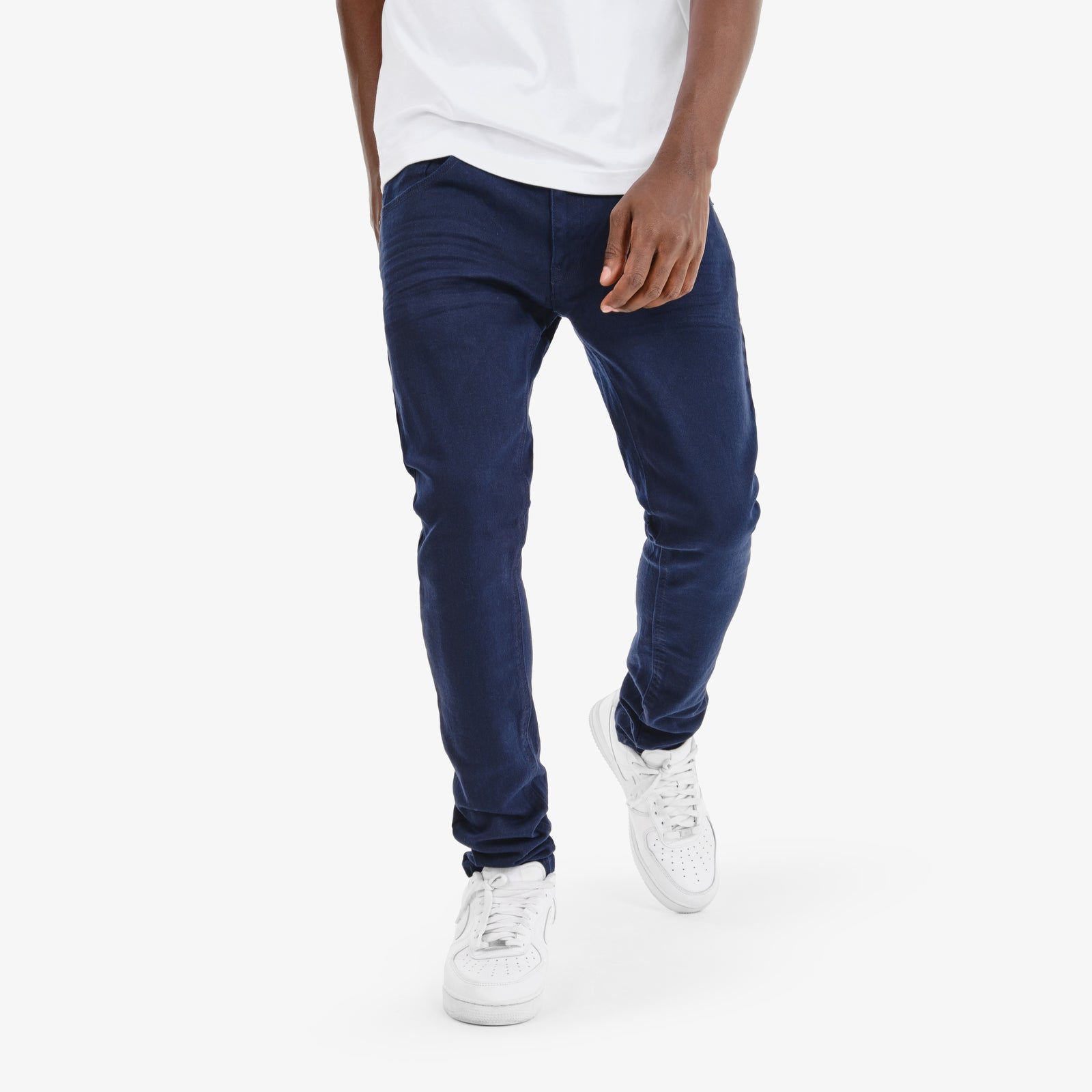 NAVY PANTS WITH STRETCH