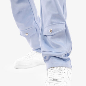 LIGHT BLUE SUEDE PANTS