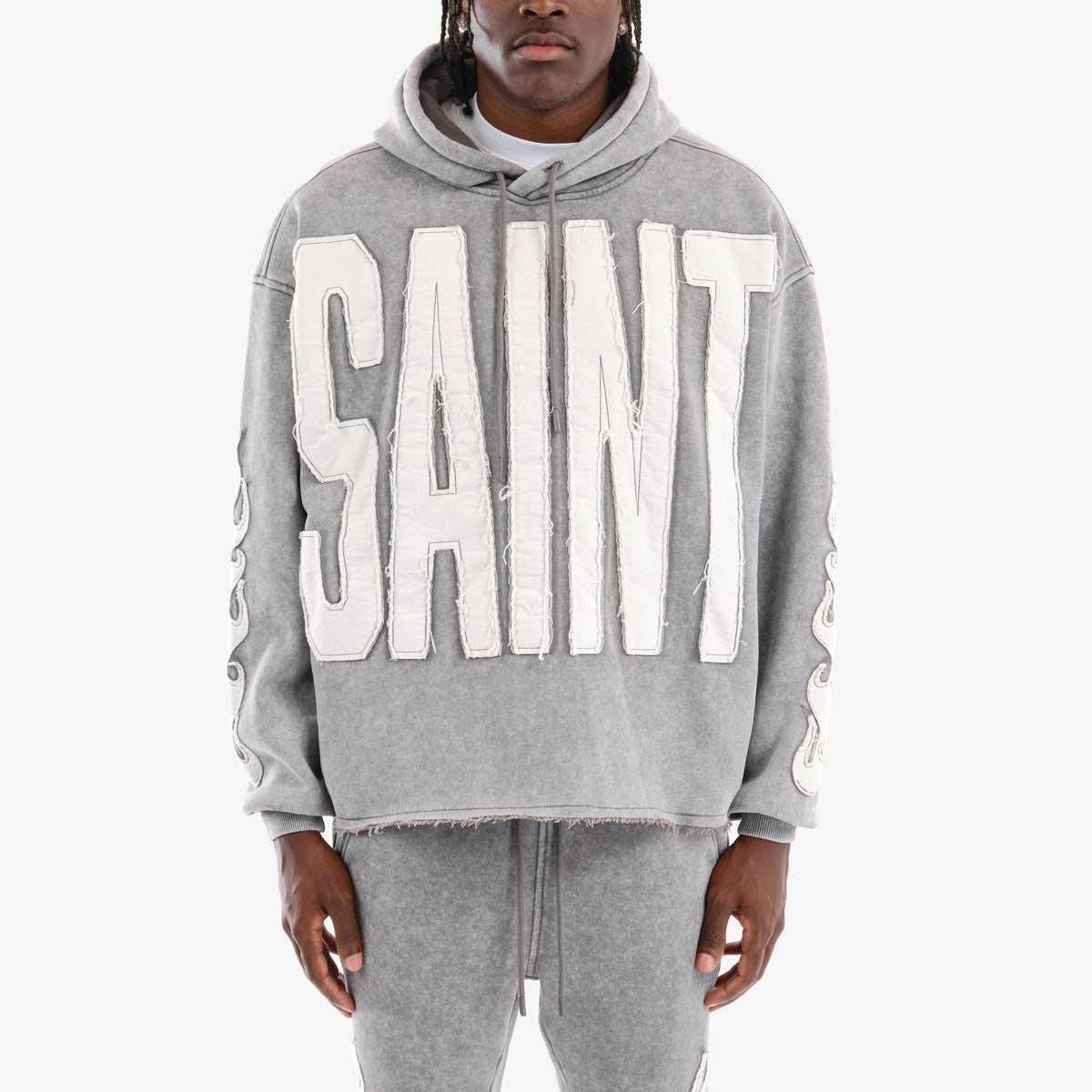 GRAY SAINT HOODIE