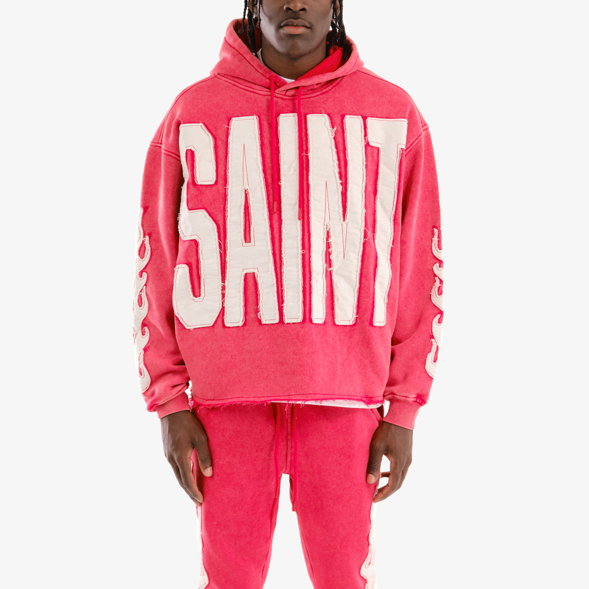 RED SAINT HOODIE