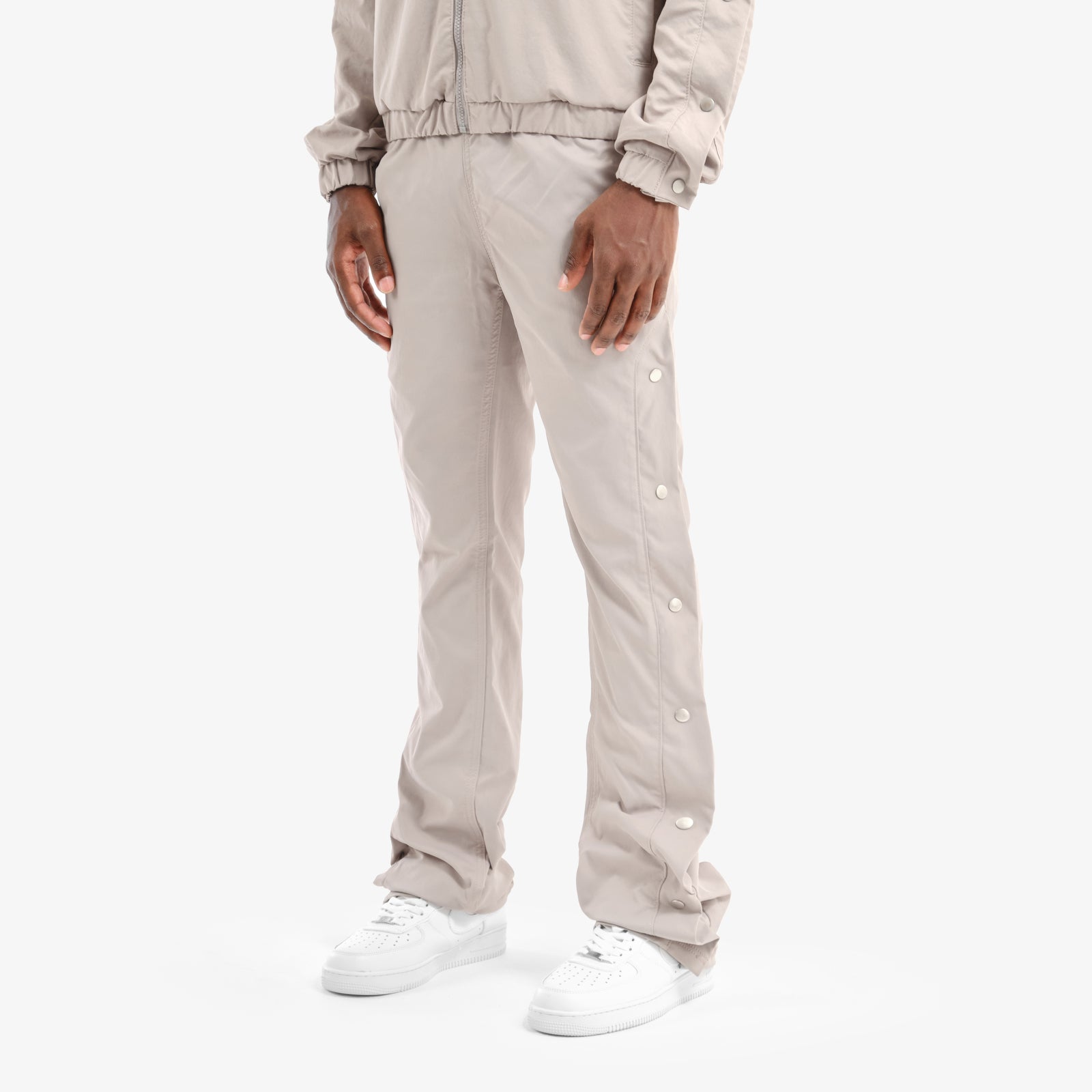 GRAY PANTS W/ SIDE BUTTONS