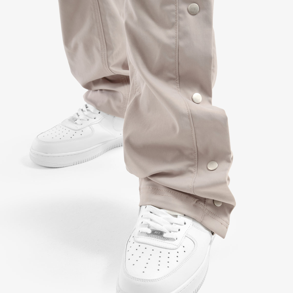GRAY PANTS W/ SIDE BUTTONS